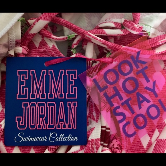 🛍Emme Jordan 1-Piece Swim Suit, Sz L (juniors) - Picture 7 of 8